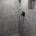 Walk in shower tiles installed